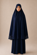 Ensemble Khimar & Abaya avec dentelle