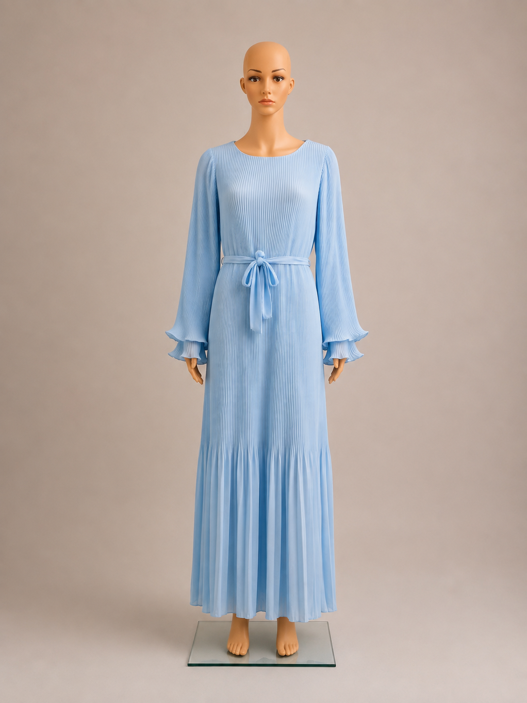 Robe plissée