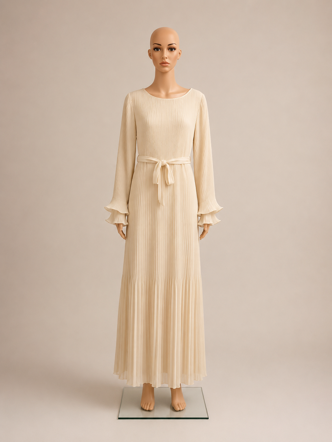 Robe plissée