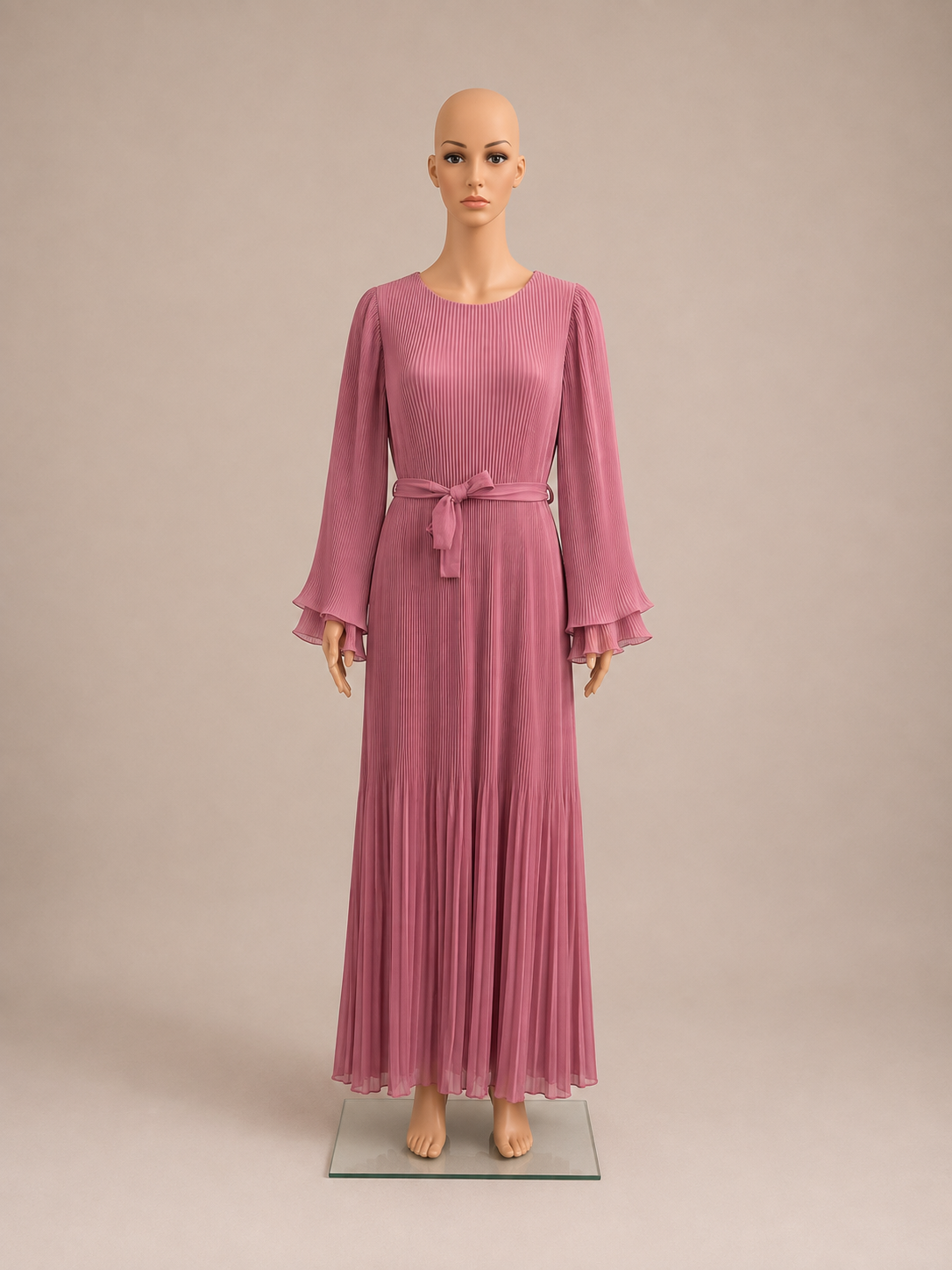 Robe plissée