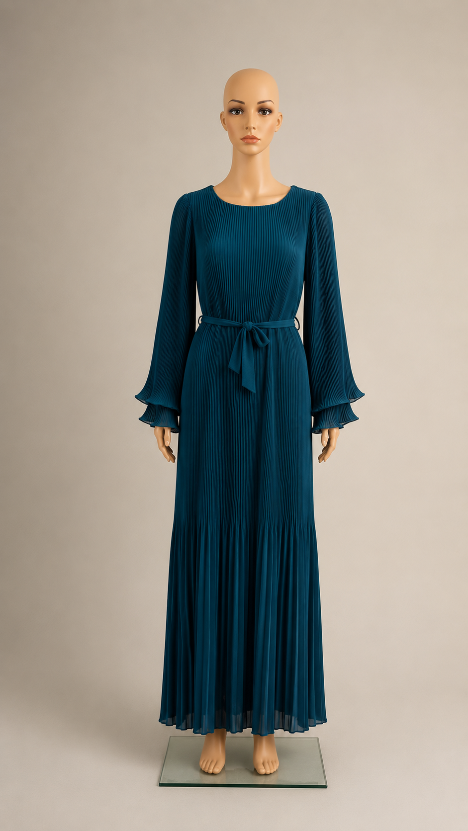 Robe plissée