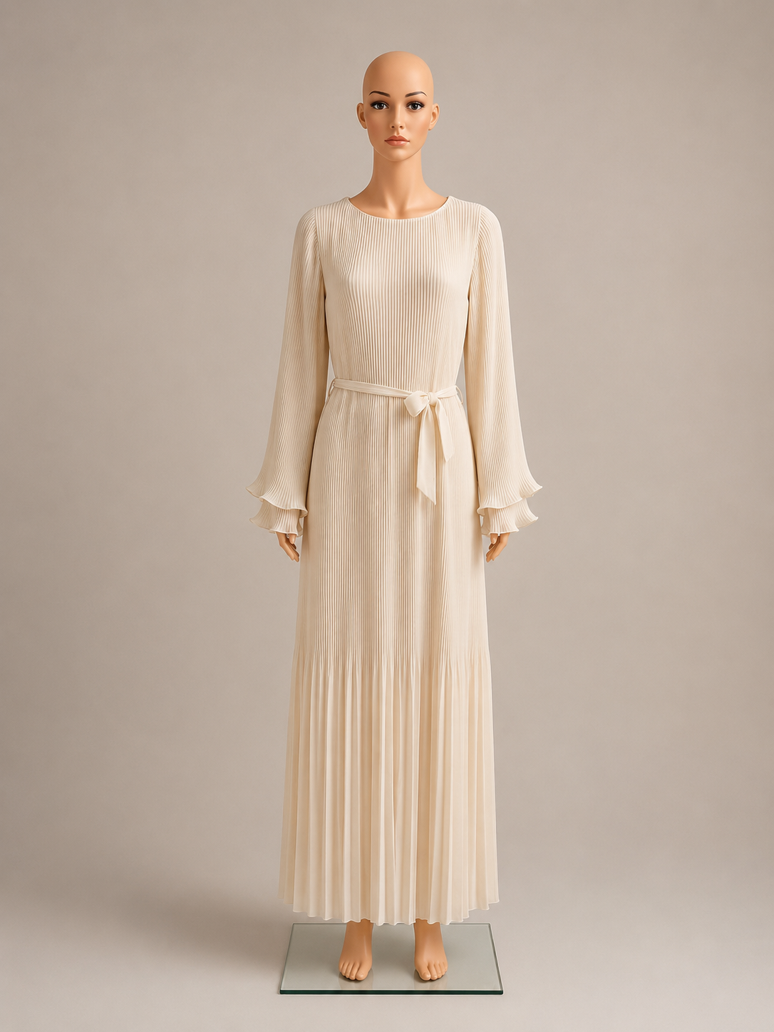 Robe plissée