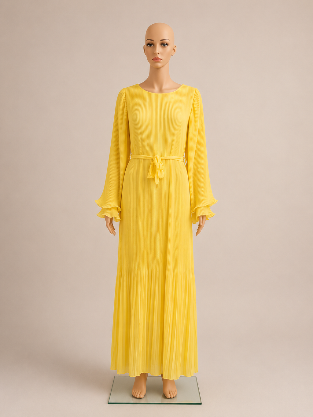 Robe plissée