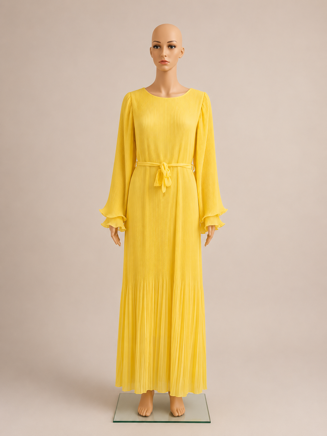Robe plissée